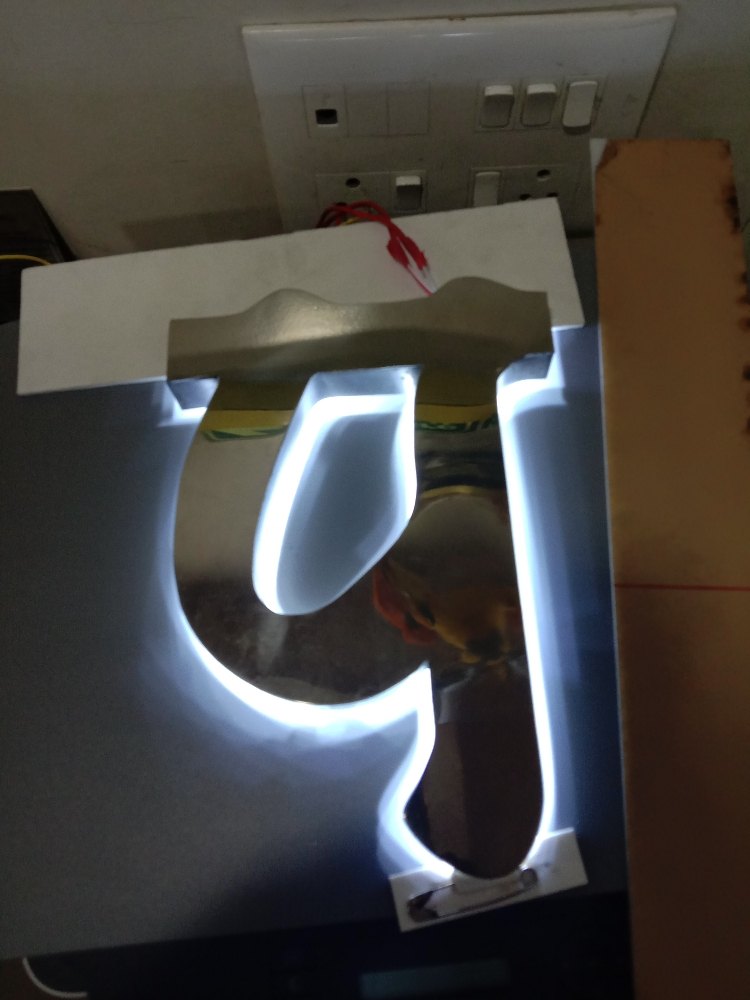 Stainless Steel Backlight LED SS Boxes Letter