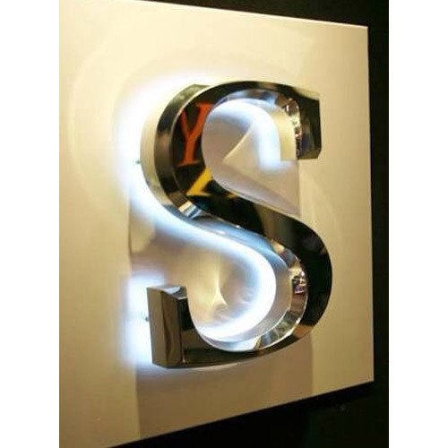 etc Round 3d Acrylic Led Letter, Packaging Type: Box