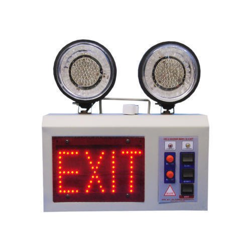 Emergency Light With LED Exit