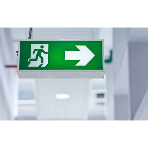 Aluminum Emergency Exit Light, For Hospitals, Shopping Mall