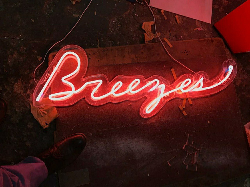 Custom Glass Neon Sign