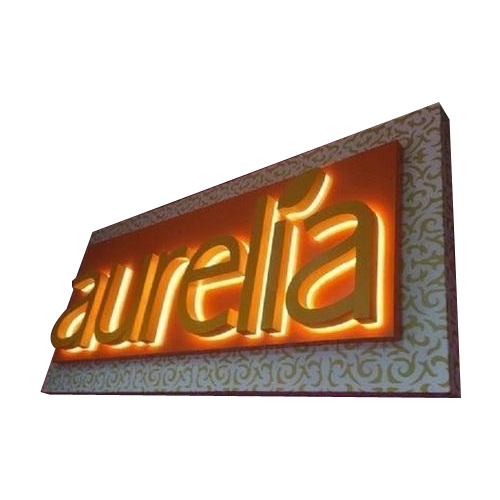 LED Acrylic 3D Vinyl Glow Sign Board, For Promotional