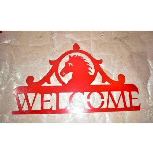 Laser Cut Metal Welcome Sign IN Metal ( MS & SS)