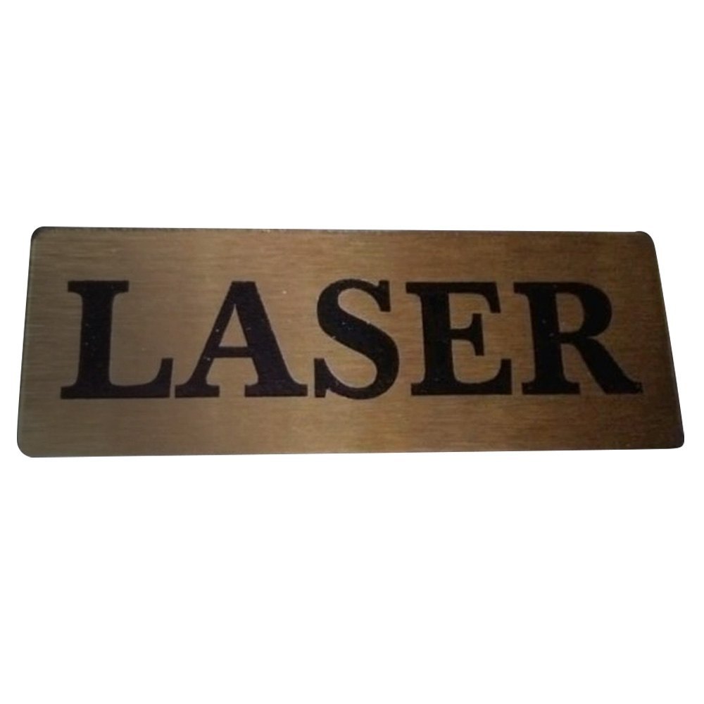 Brown Laser Cut Name Plate, Wall Mounted