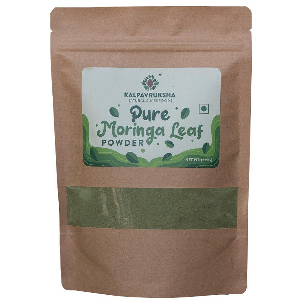 Natural Moringa Leaf Powder, Packaging Size: 225 Gm img