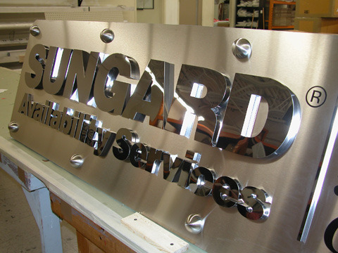 Mirror Polished Stainless Steel Letter ACP Board