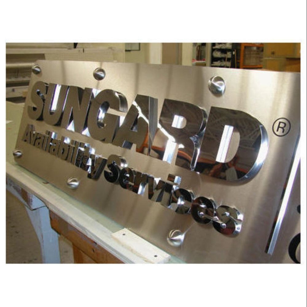 Silver Polished Steel Letter Board, For Advertisement