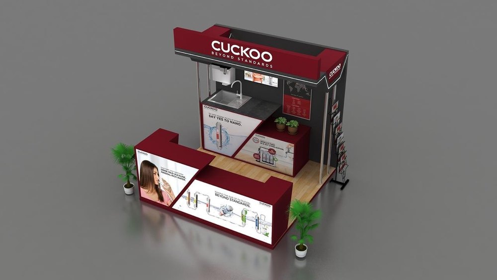 Acrylic Thematic Display Stall, For Promotional, Floor Mount