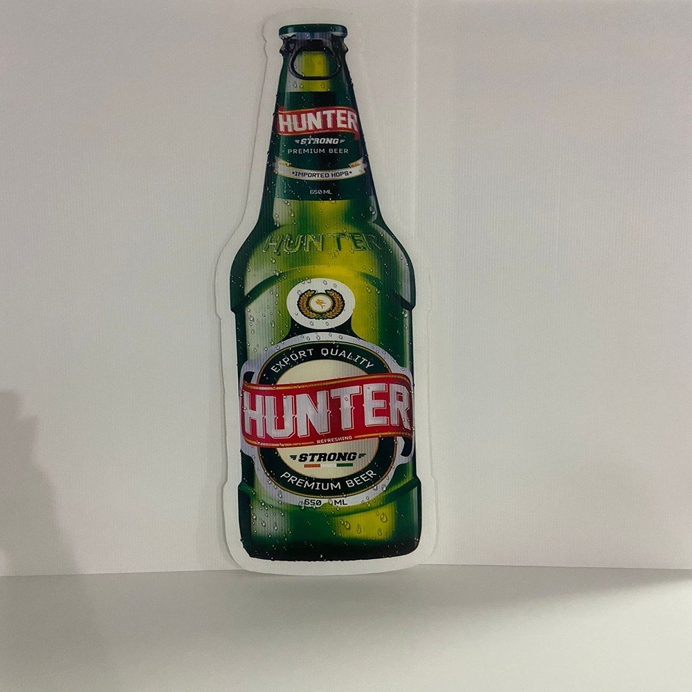 Multicolor PVC 5mm Bottle Shape Advertisement Board, For Advertising