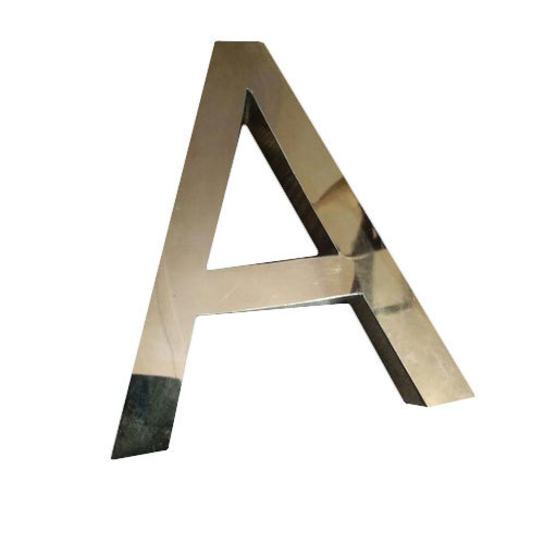 Golden Polished Copper Letter, For LED Boards