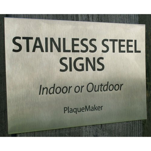 SS Etching Signboard