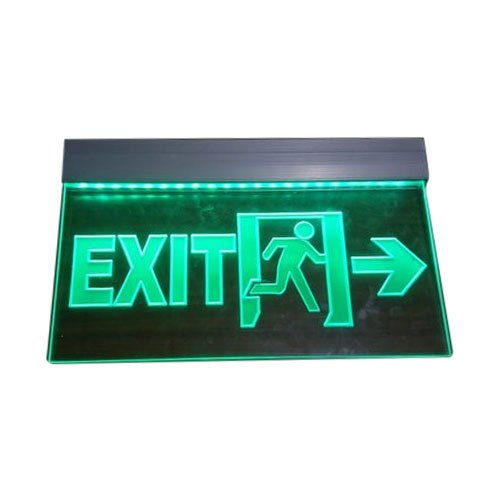 12x6 Inch Acrylic LED Etching Sign Board