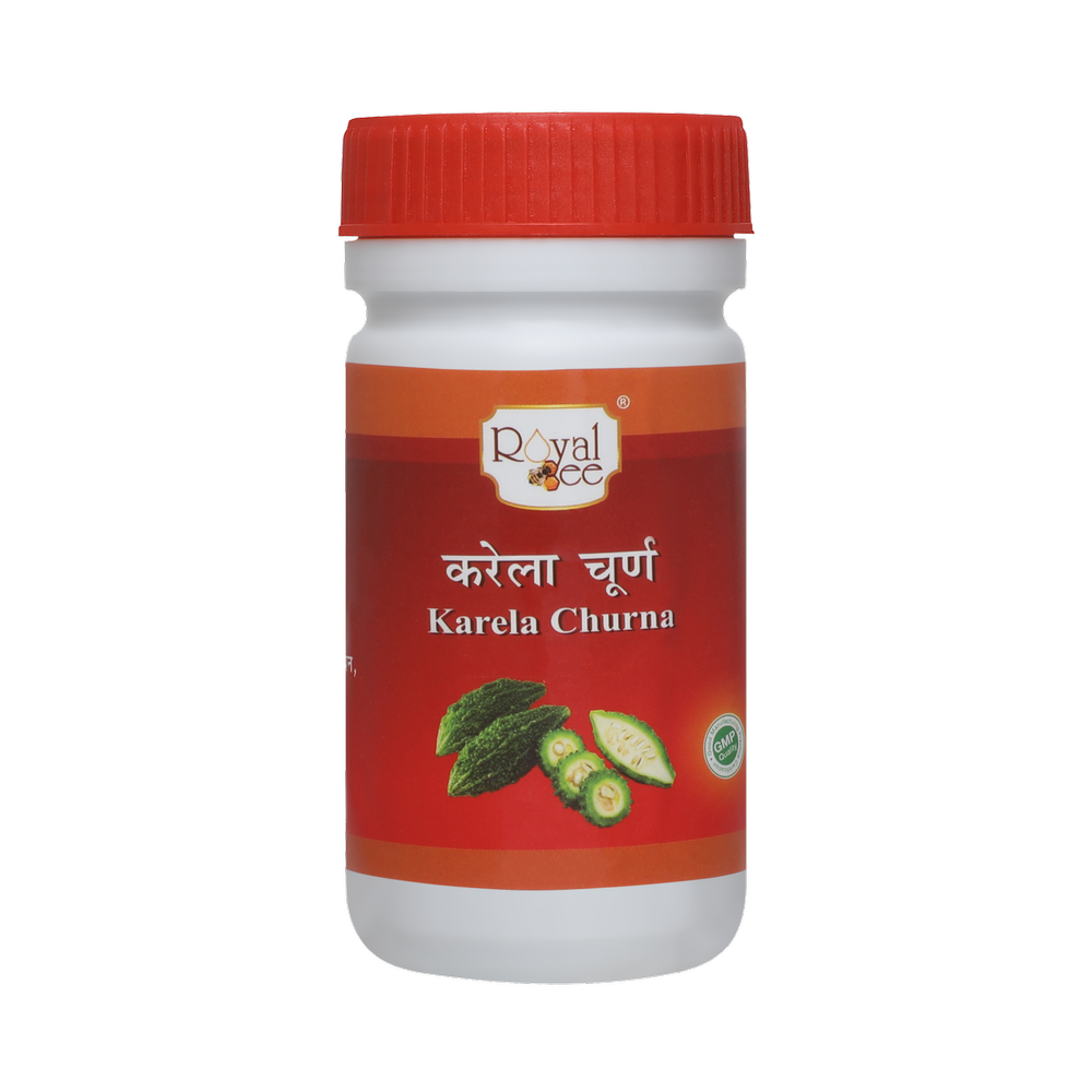 Light green Royal Bee Karela Churna 1 KG, Packaging Type: HDPE Jar