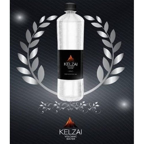 Transparent PET 1L Kelzai Volcanic Mineral Water, Packaging Type: Bottles