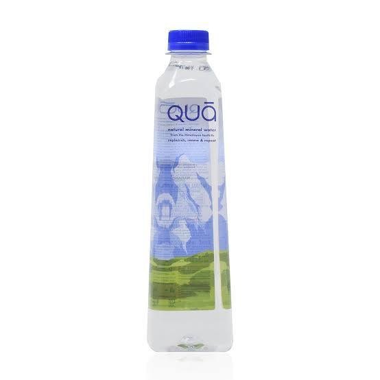 Transparent Plastic Qua Natural Mineral Water, Packaging Type: Bottles