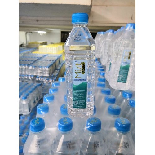 Mist Aqua Screw Cap 1 L Packaged Drinking Water Bottles, Packaging Size: 12 Piece