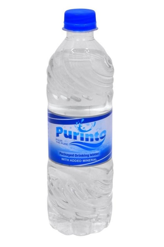 Transparent PET 500ml Purinto Packed Mineral Water Bottle, Packaging Type: Bottles