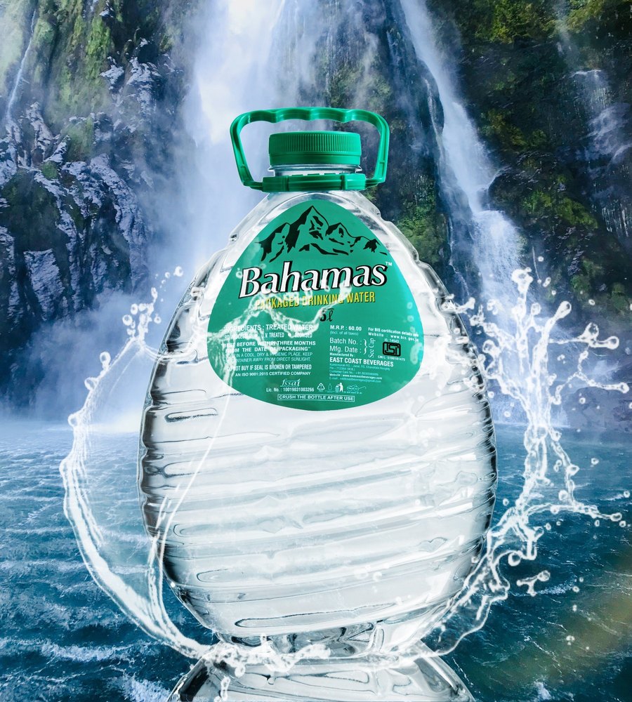 Bahamas 5 Litre Packaged Drinking Purified Water Bottle, Packaging Type: Bottles