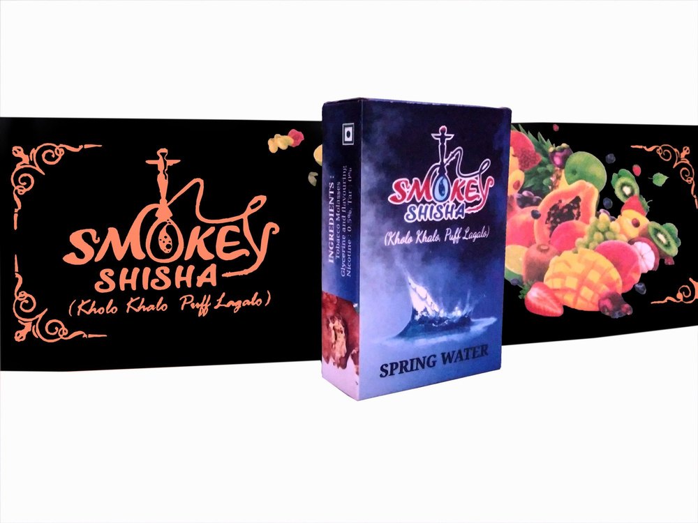 Transparent natural source SPRING WATER (SMOKEY SHISHA)