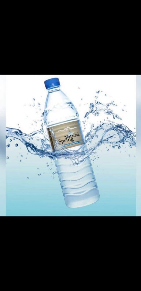 Transparent PET Natural Spring Water, For 1 Litre, Packaging Type: Boxes