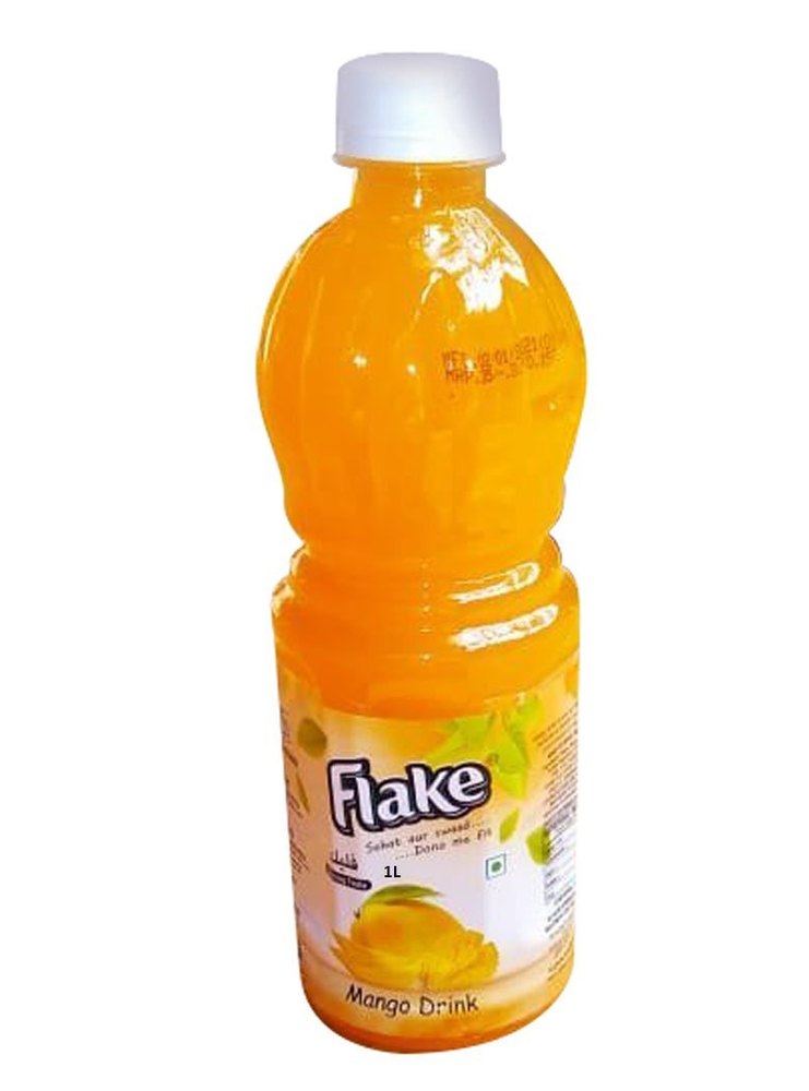 Meera Beverage 1litre Flake Mango Soft Drink, Liquid, Packaging Type: Bottles