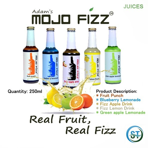 Soft Drink WHITE Mojo Fizz, Liquid, Packaging Size: 250 ml