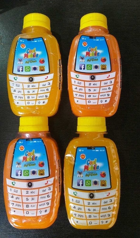 Cool Mobile Yellow Kids Flavored Soft Drink, Packaging Size: 110ml, Packaging Type: Bottle