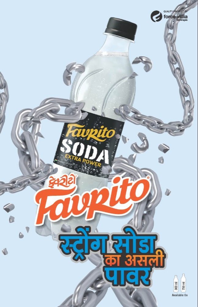 Favrito Transparent 300ml Club Soda, Liquid, Packaging Type: Bottles