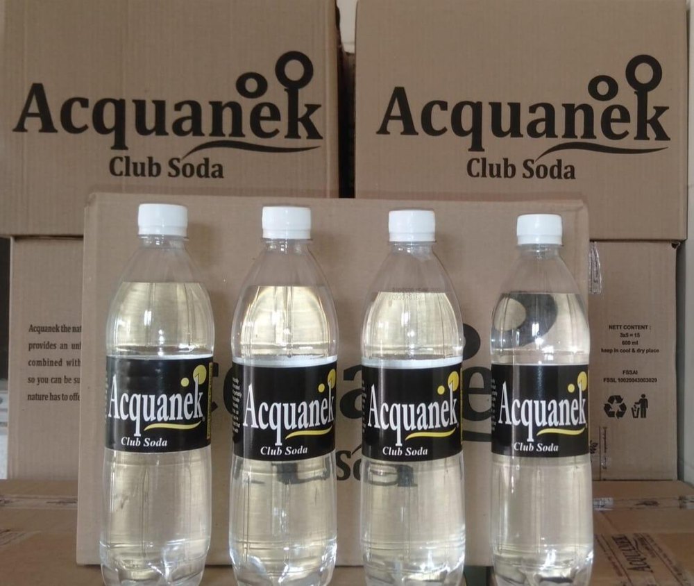 Natural 600ml Soda Water, Capacity: 600 Ml