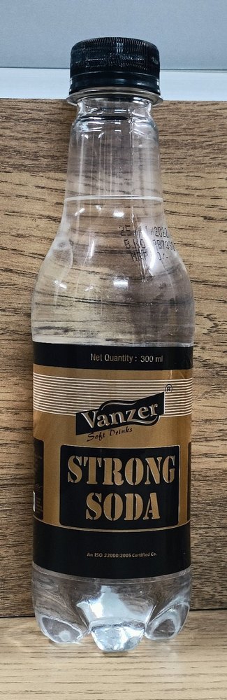 Vanzer Transparent 300ml Strong Soda Soft Drink, Liquid, Packaging Type: Bottle