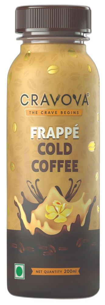 Brown Liquid Cravova Frappe Cold Coffee, Packaging Size: 200ml