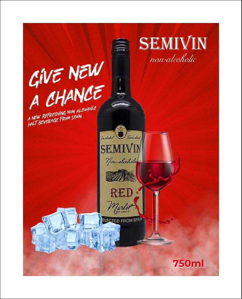 Semivin Non Alcoholic Red Wine