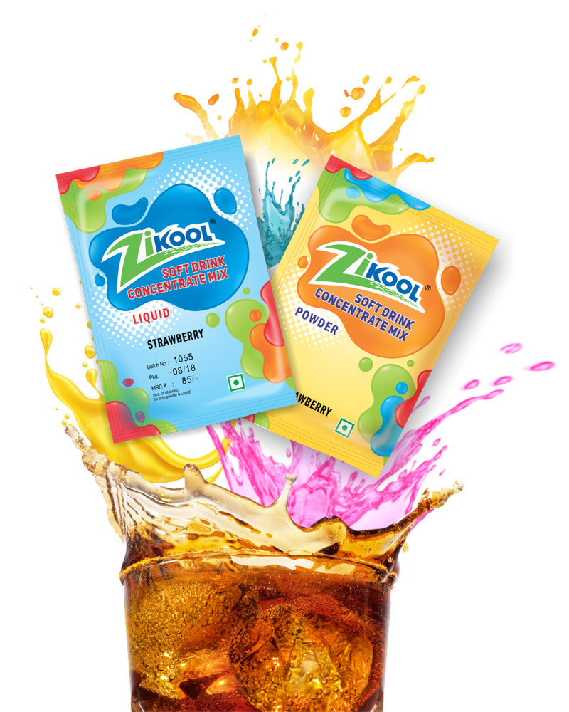 Zikool Soft Drink Concentrate Mix Of 40 Flavours, Packaging Size: 100ML & GRAM, Packaging Type: Carton