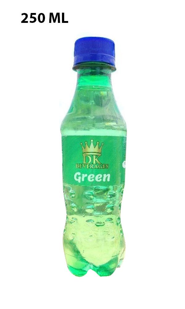 DK Beverages Green Soft Drink, Packaging Type: Bottle