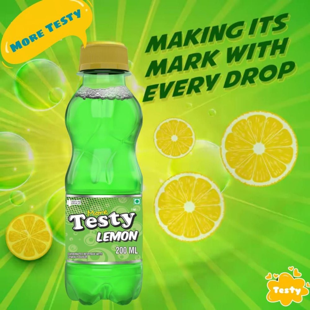 Soft Drink Lemon Green soda, Liquid, Packaging Size: 200 ml