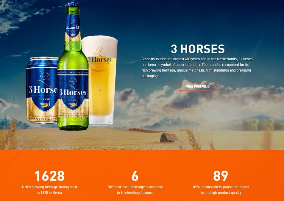 3 Horses Non Alcoholic Beer