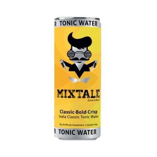 Mixtale Indian Classic Tonic Water, Packaging Size: 250 Ml, Packaging Type: Can