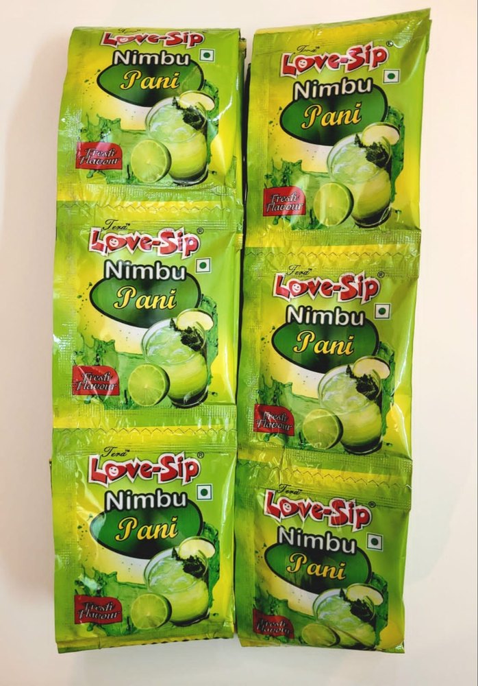 Love Sip Green Nimbu Pani Instant Soft Drinks Concentrate, Packaging Size: 4gx50 Pouches, Packaging Type: Packet