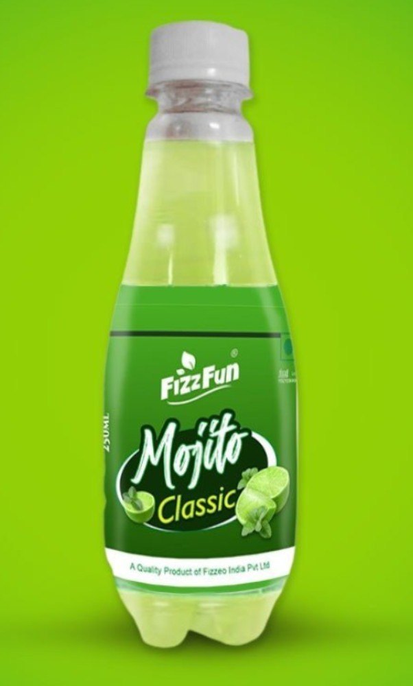 Fizzfun Yellow Fizzfum Mojito Classic Lemon Drink, Packaging Size: 500 ml, Packaging Type: Bottle