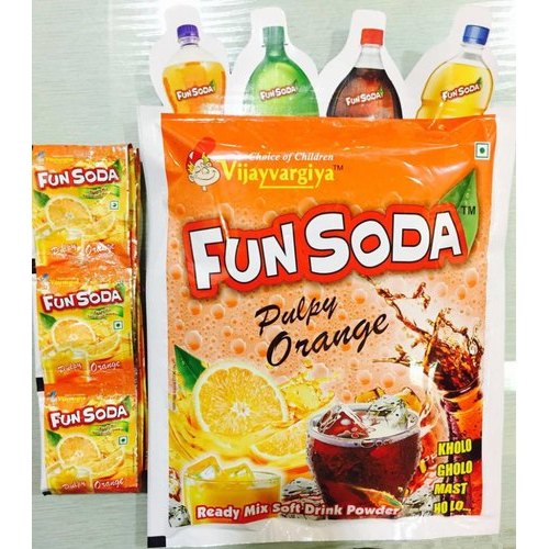 Vijayvargiya Orrange Pulpy Orange Fun Soda, Pack Type: Pouch