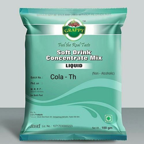 Grappy Black Cola Th Soft Drink Concentrate Mix, Packaging Size: 100 g, Packaging Type: Pouches