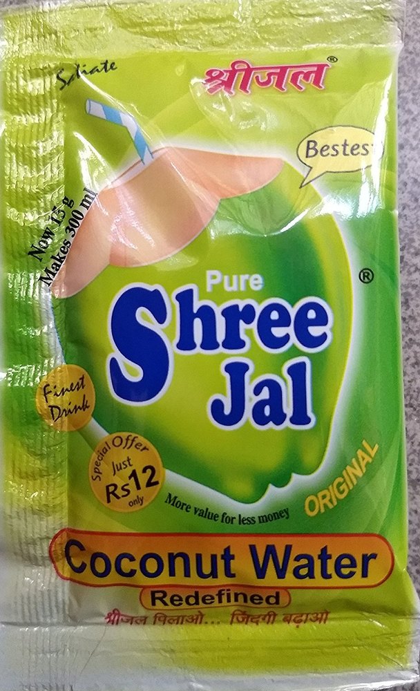 Shree Jal Coconut Water, Packaging Size: 300 ml, Packaging Type: Packet