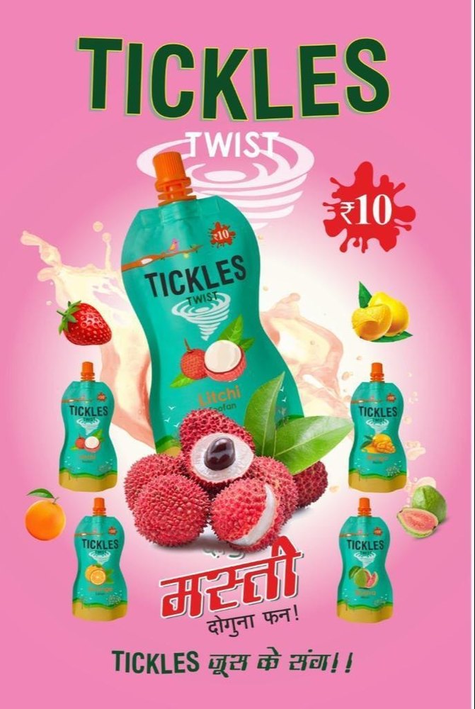 Tickles Spout Pack Litchi Juice