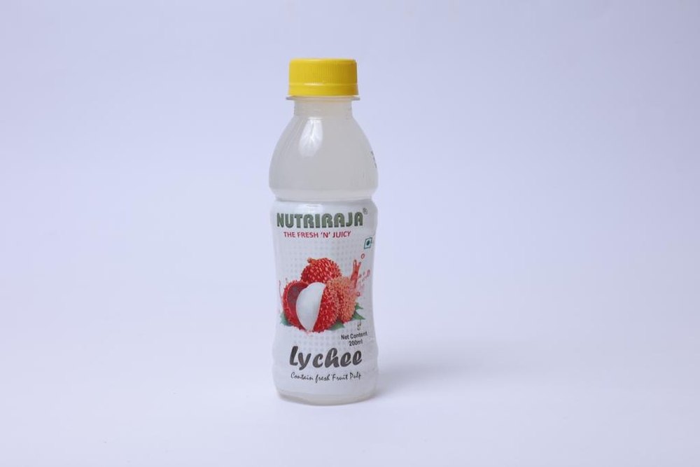 Litchi Cloudy White Nutriraja Lychee Drink, Packaging Size: 200 ml, Packaging Type: 30 Pet Bottle