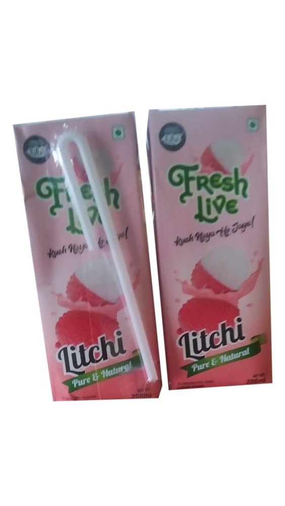 Jyosh Cloudy White Litchi Juice Drink, Packaging Size: 200 ml, Packaging Type: Tetra Pack