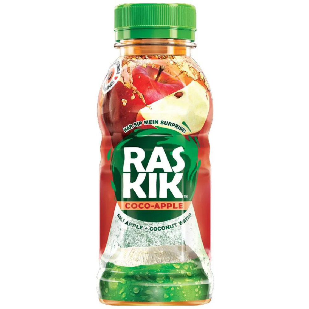 RUS KIK 250 ml Raskik Apple Juice, Packaging Type: Bottle