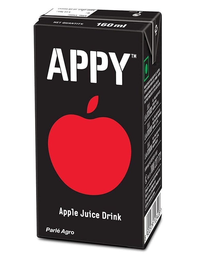 Appy Apple Juice Drink, Packaging Size: 160ml, Packaging Type: Tetra Pack