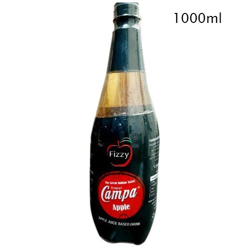 Apple 1000 ml Campa Fizzy Soft Drink, Packaging Type: Bottle