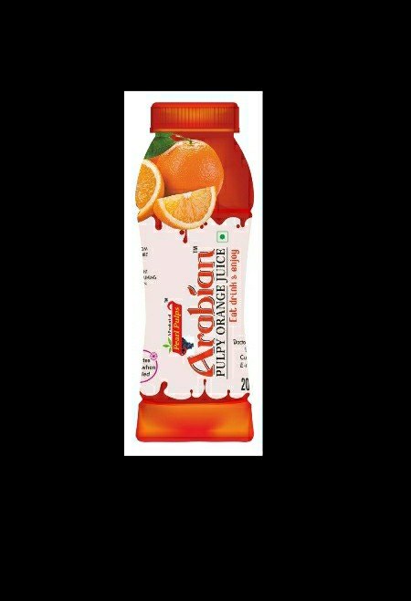 Arabian Pulpy Orange Juice, Packaging Size: 200 ml