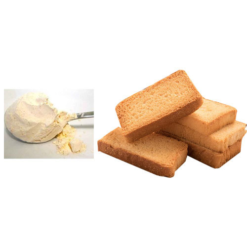 Yellow Rusk Toast Improver, For Bakery, Powder